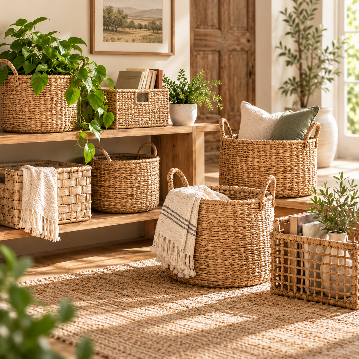 Woven Storage Baskets