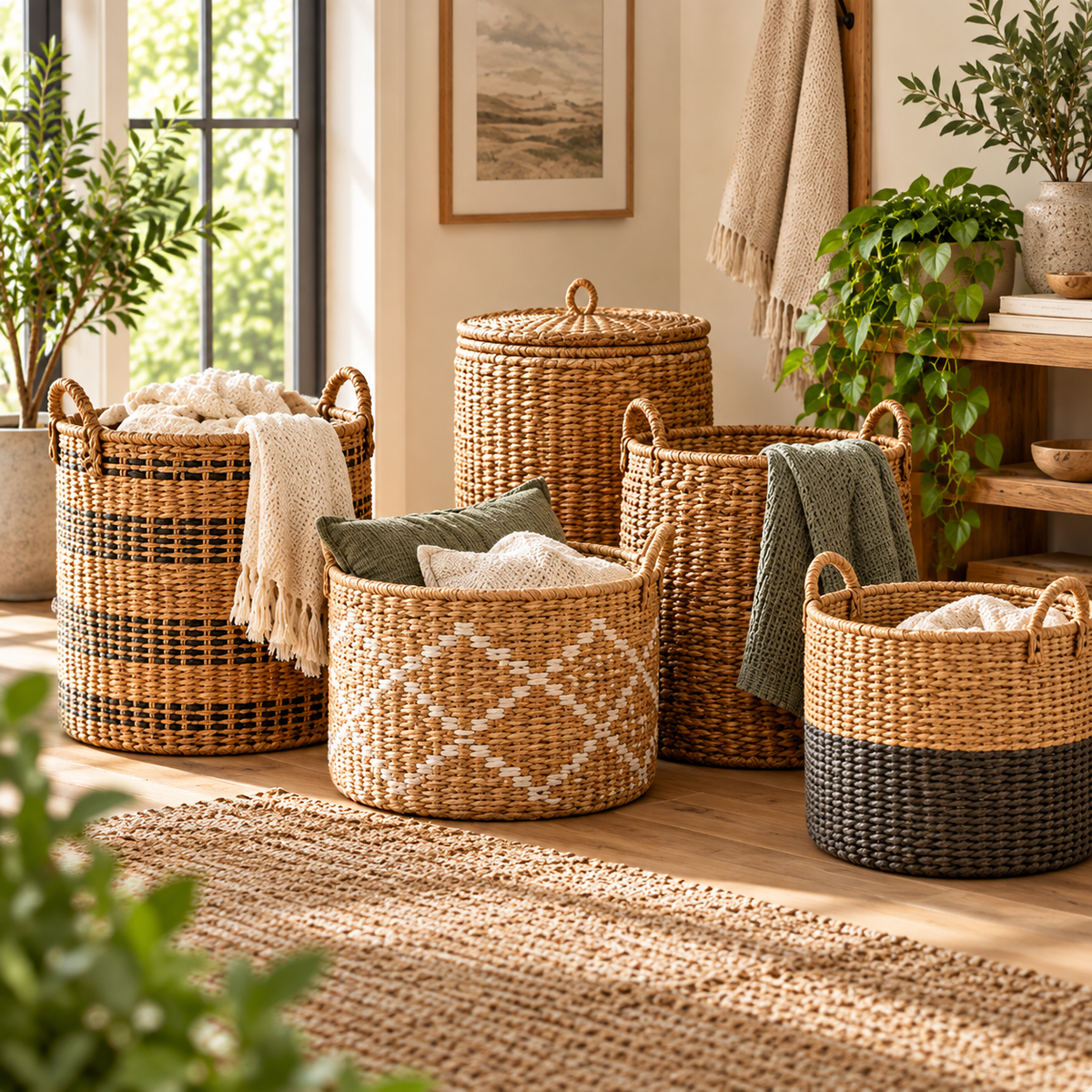Floor Baskets & Hampers