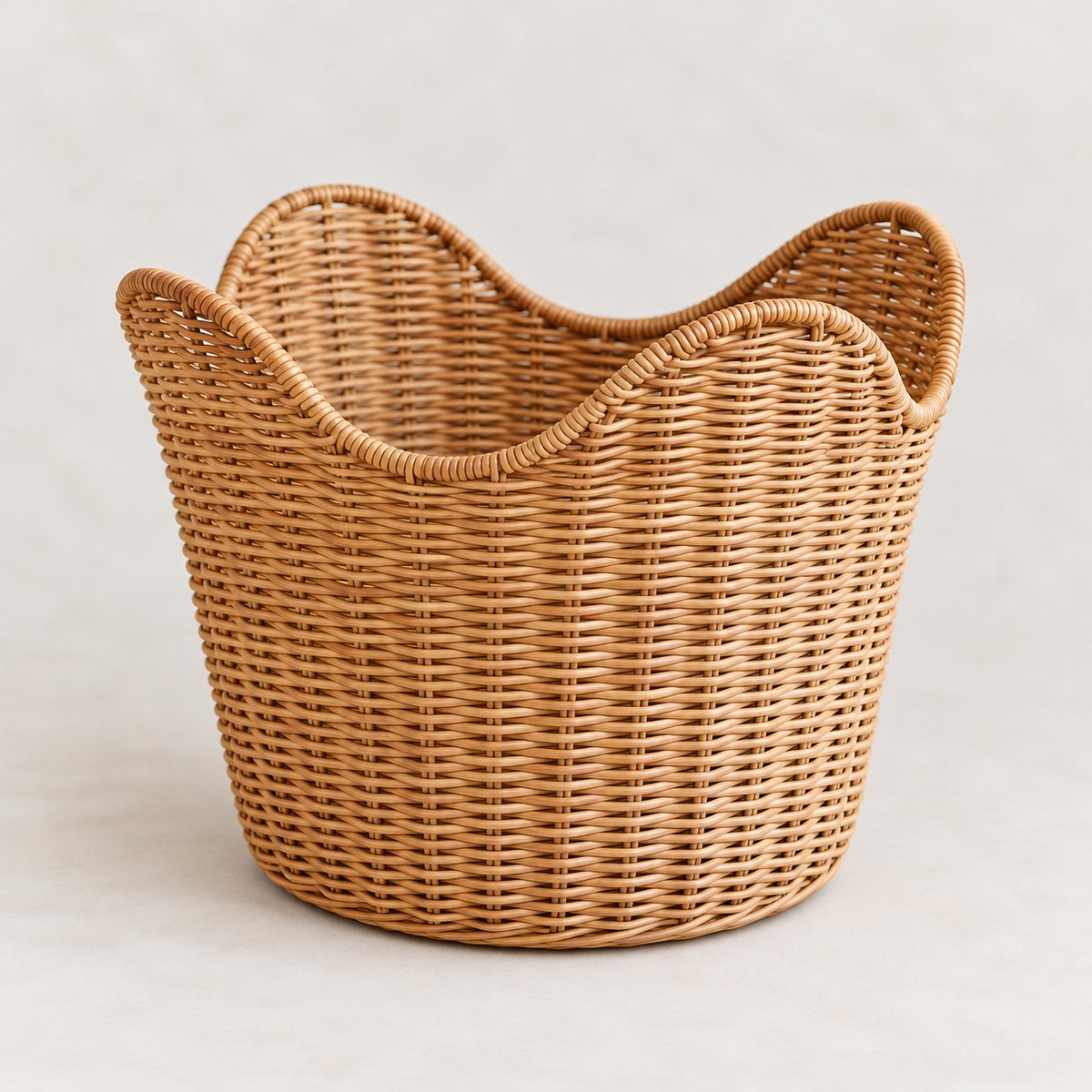 Shallow Date Palm Table Basket