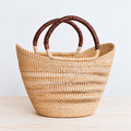 Large Openwork Woven Market Shopper