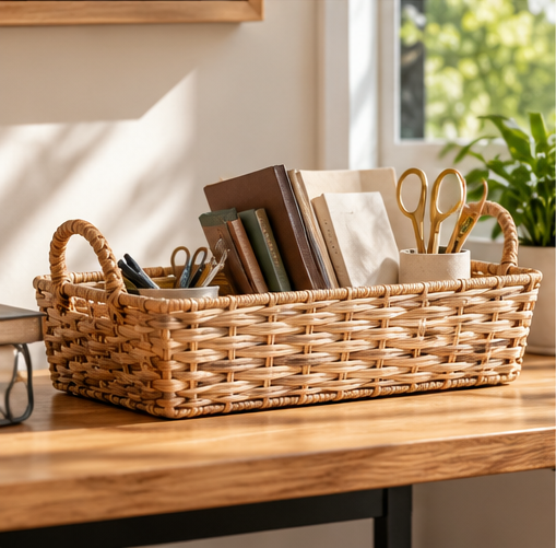 Rectangular Woven Basket
