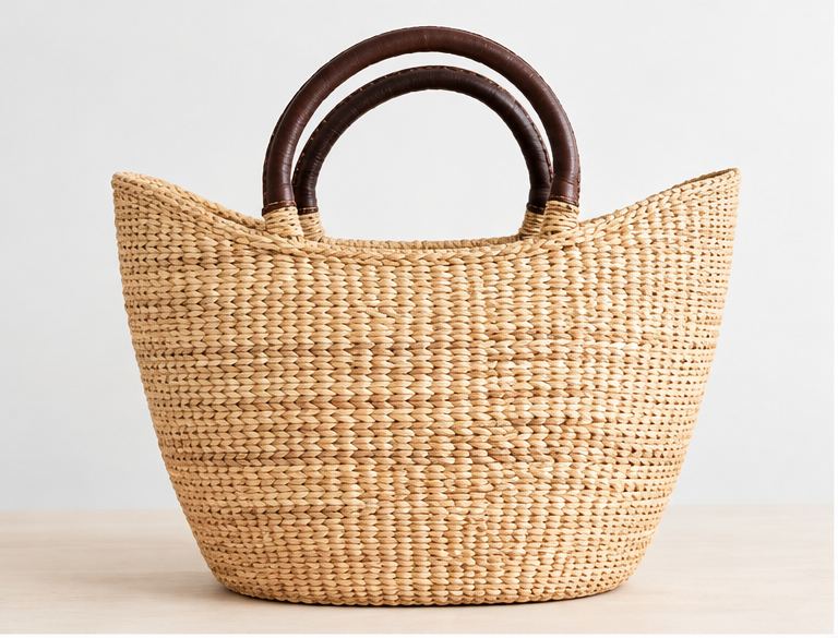 Large Woven Market Shopper