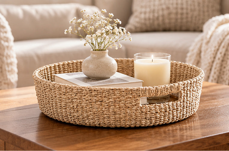 Short Woven Basket