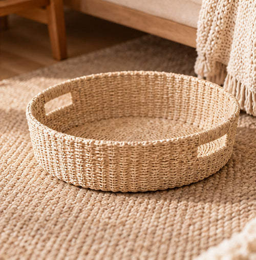 Short Woven Basket