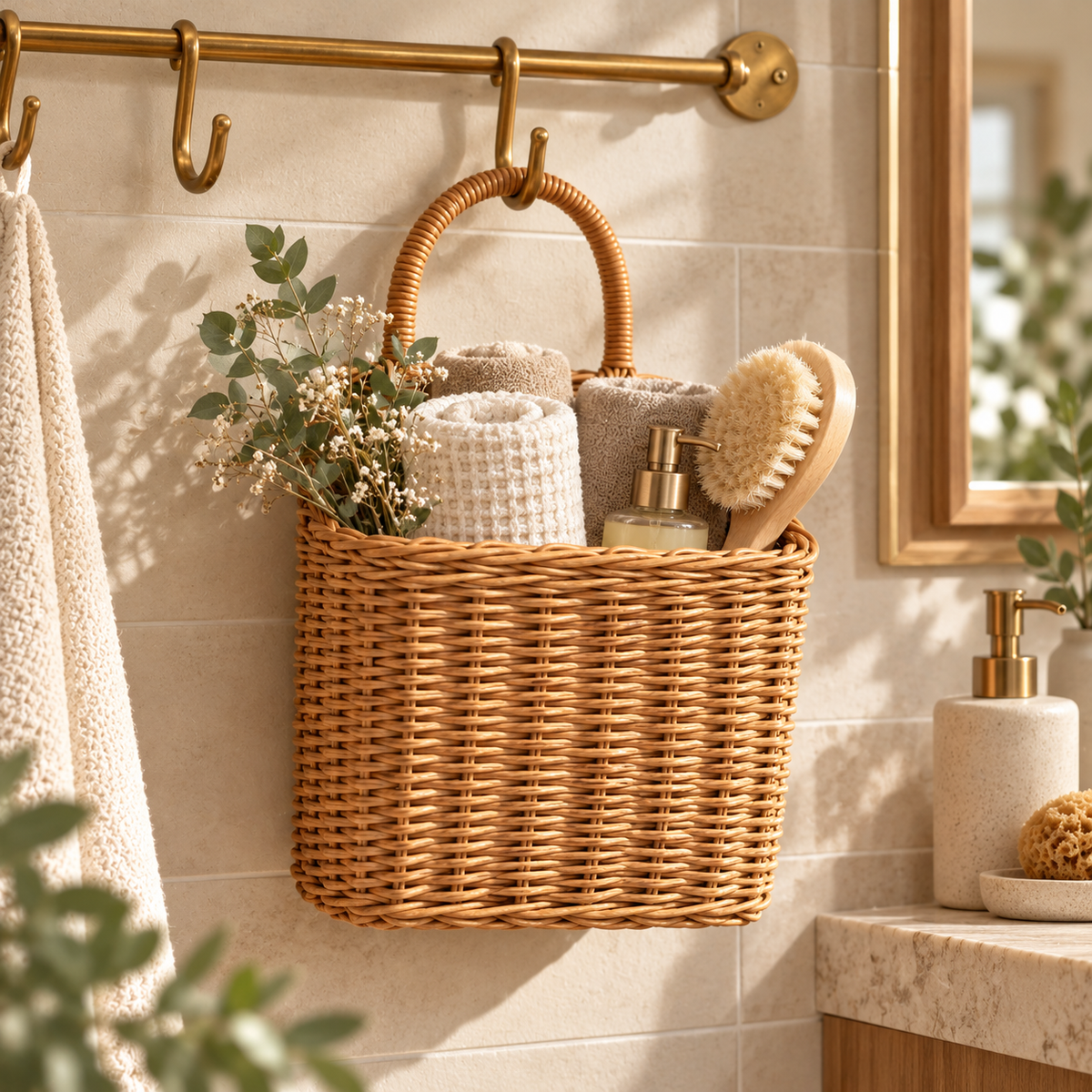 Hanging Woven Wall Storage Basket
