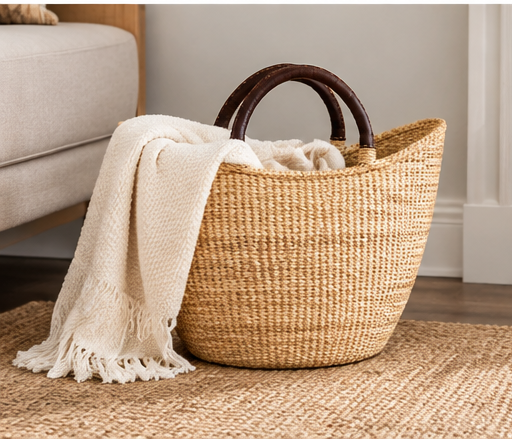 Large Woven Market Shopper