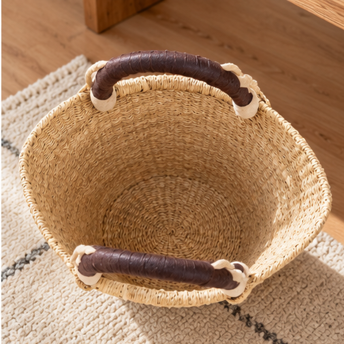 Small Woven Market Shopper