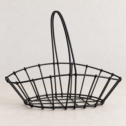 Handled Wire Gathering Basket