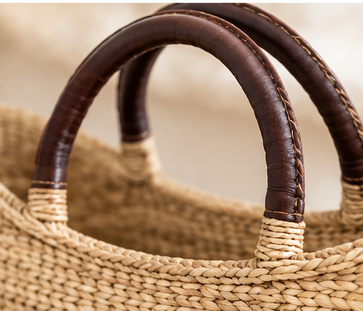 Large Woven Market Shopper