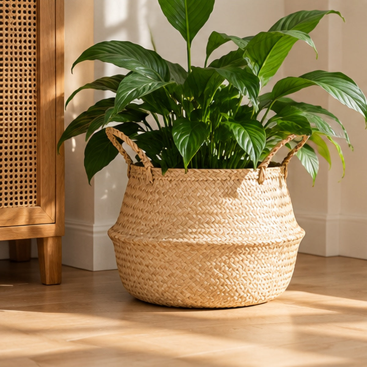 Woven Collapsible Belly Storage Basket