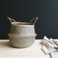 Natural Reed Collapsible Storage Basket - Image 1