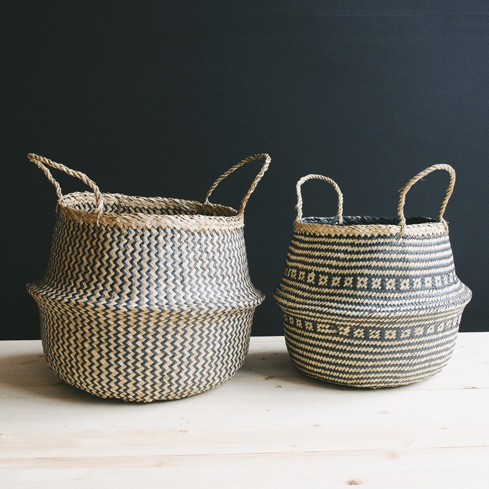 Natural Reed Collapsible Storage Basket - Image 6