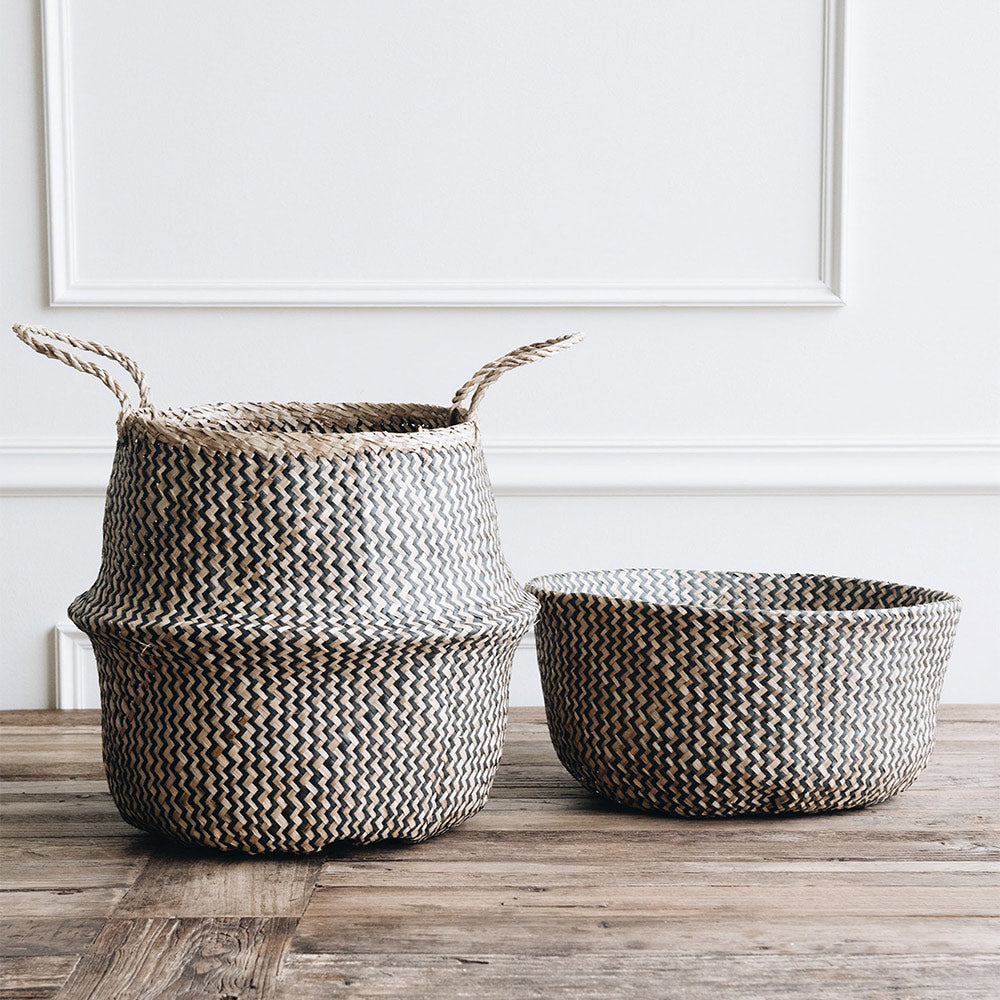 Natural Reed Collapsible Storage Basket - Image 9