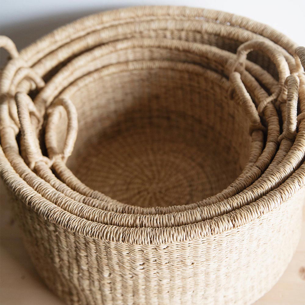 Round Nesting Floor Storage Basket - Image 7