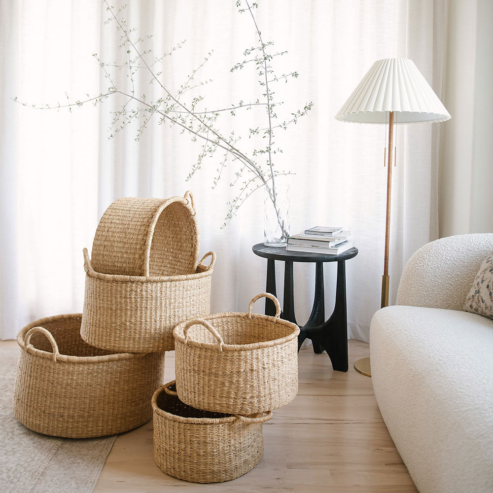 Round Nesting Floor Storage Basket - Image 3