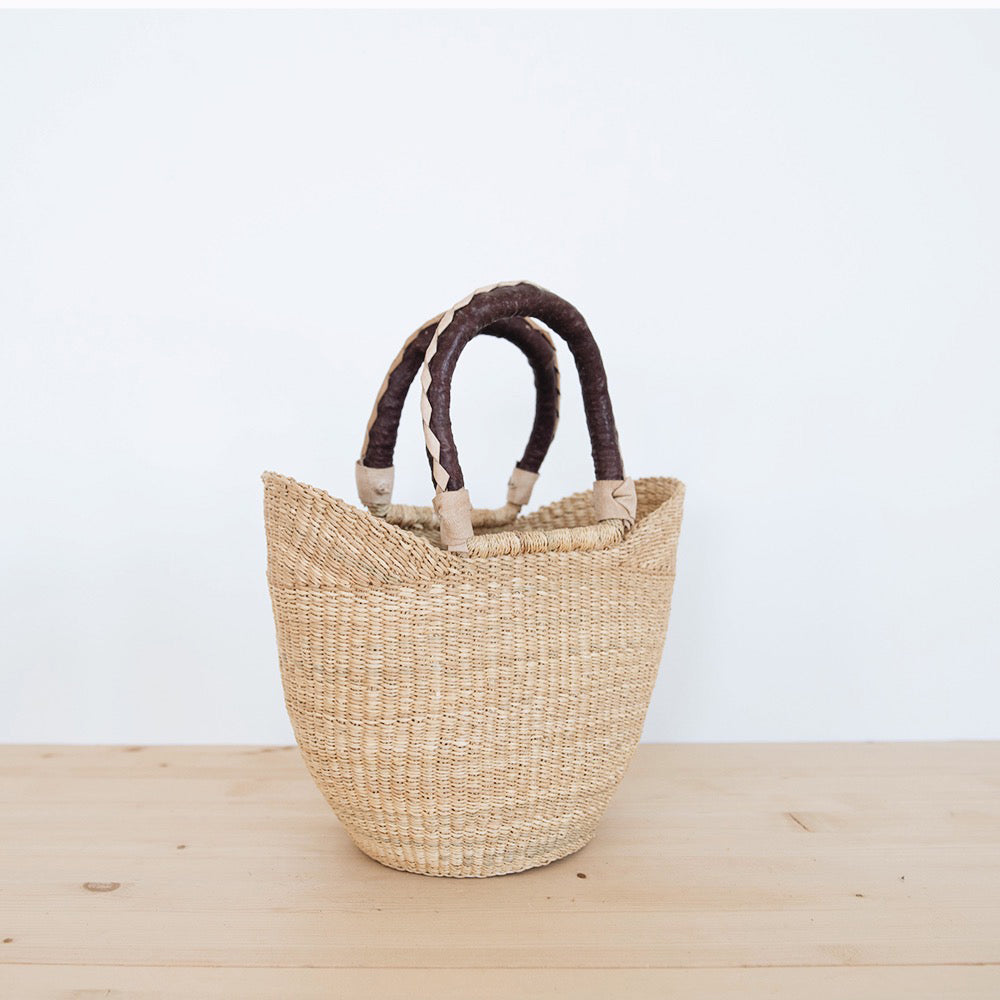 Small Woven Market Shopper - Image 2