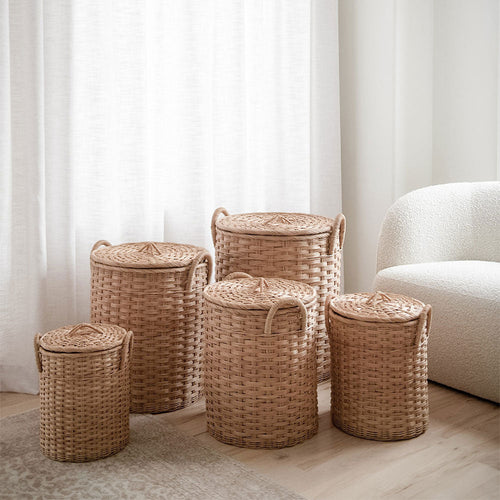 Handwoven Nesting Storage Hamper - Image 1