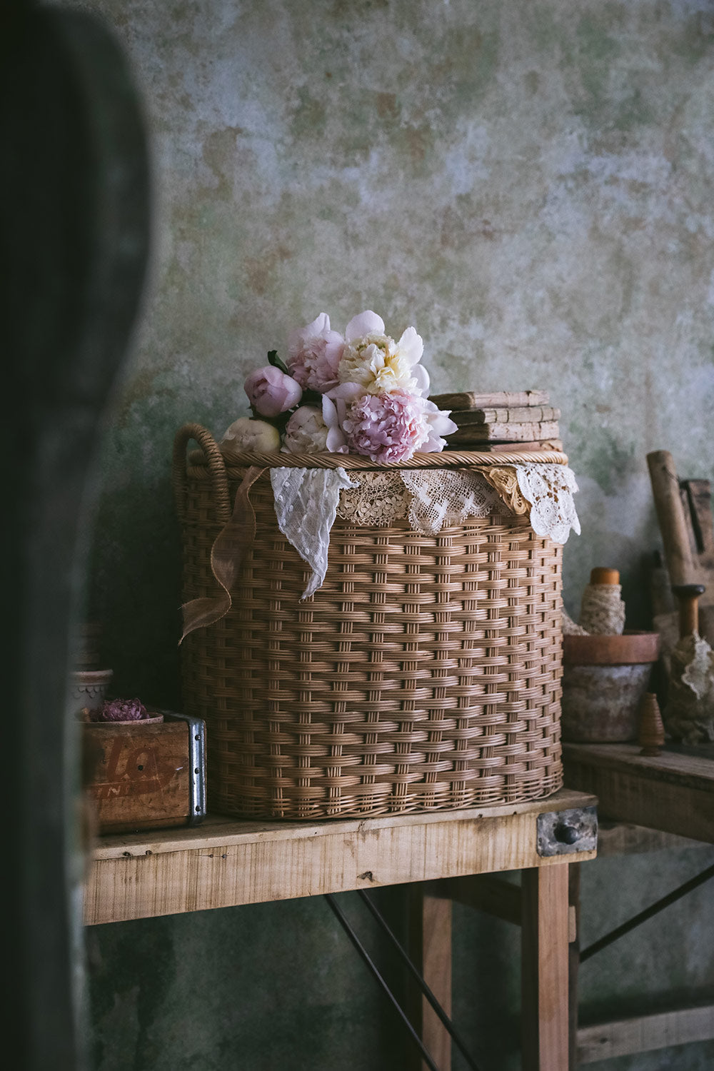 Handwoven Nesting Storage Hamper - Oval - Image 4