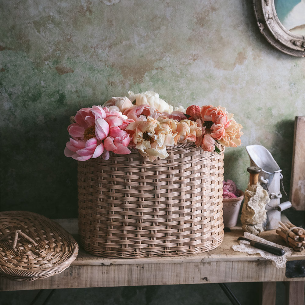 Handwoven Nesting Storage Hamper - Oval - Image 2