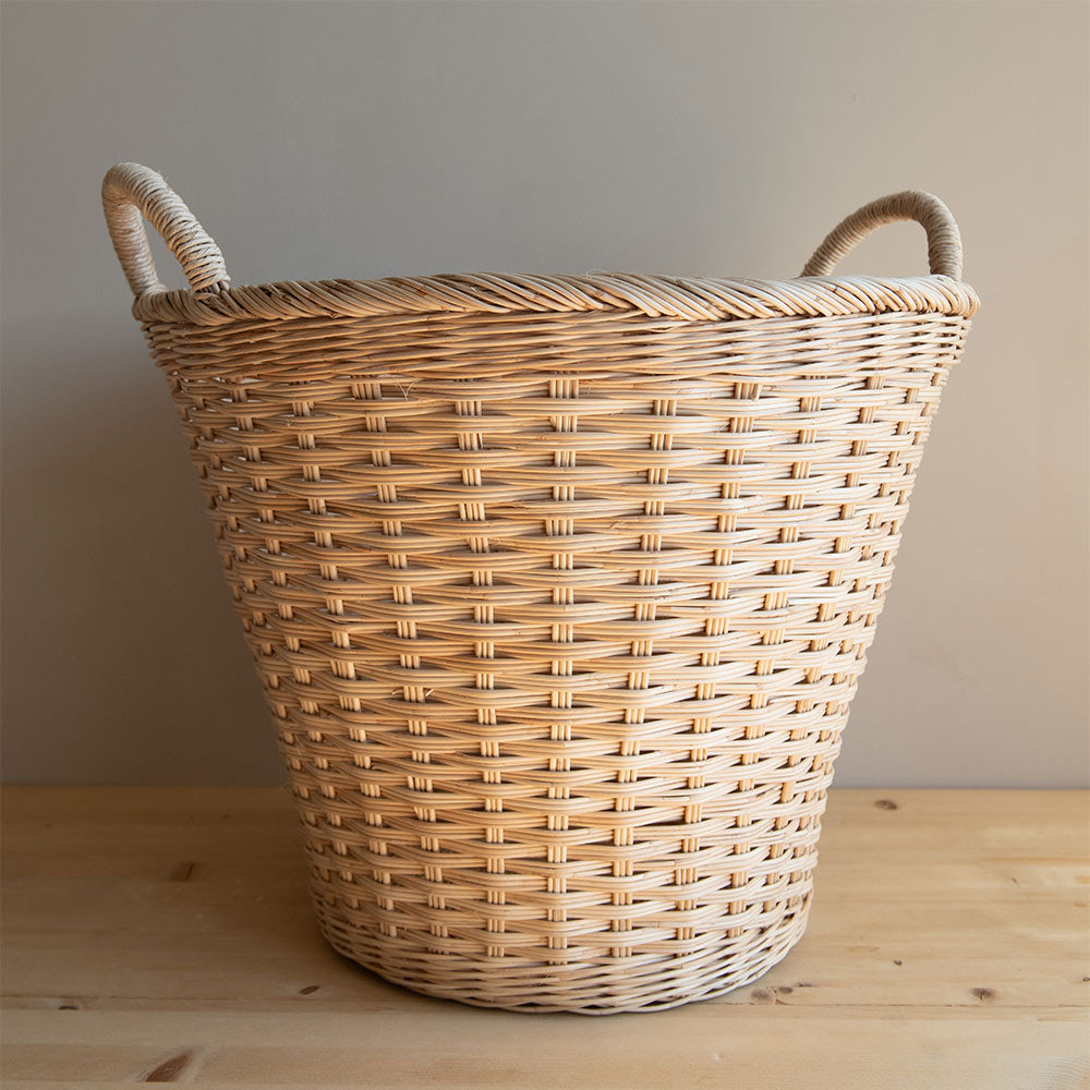 Handwoven Round Floor Basket - Large - Image 2