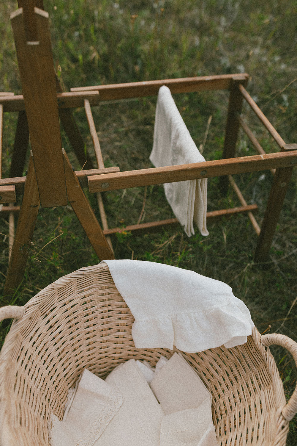Handwoven Round Floor Basket - Large - Image 6