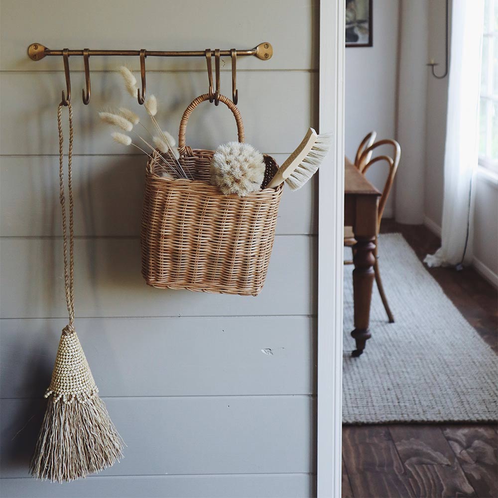 Hanging Woven Wall Storage Basket - Image 1