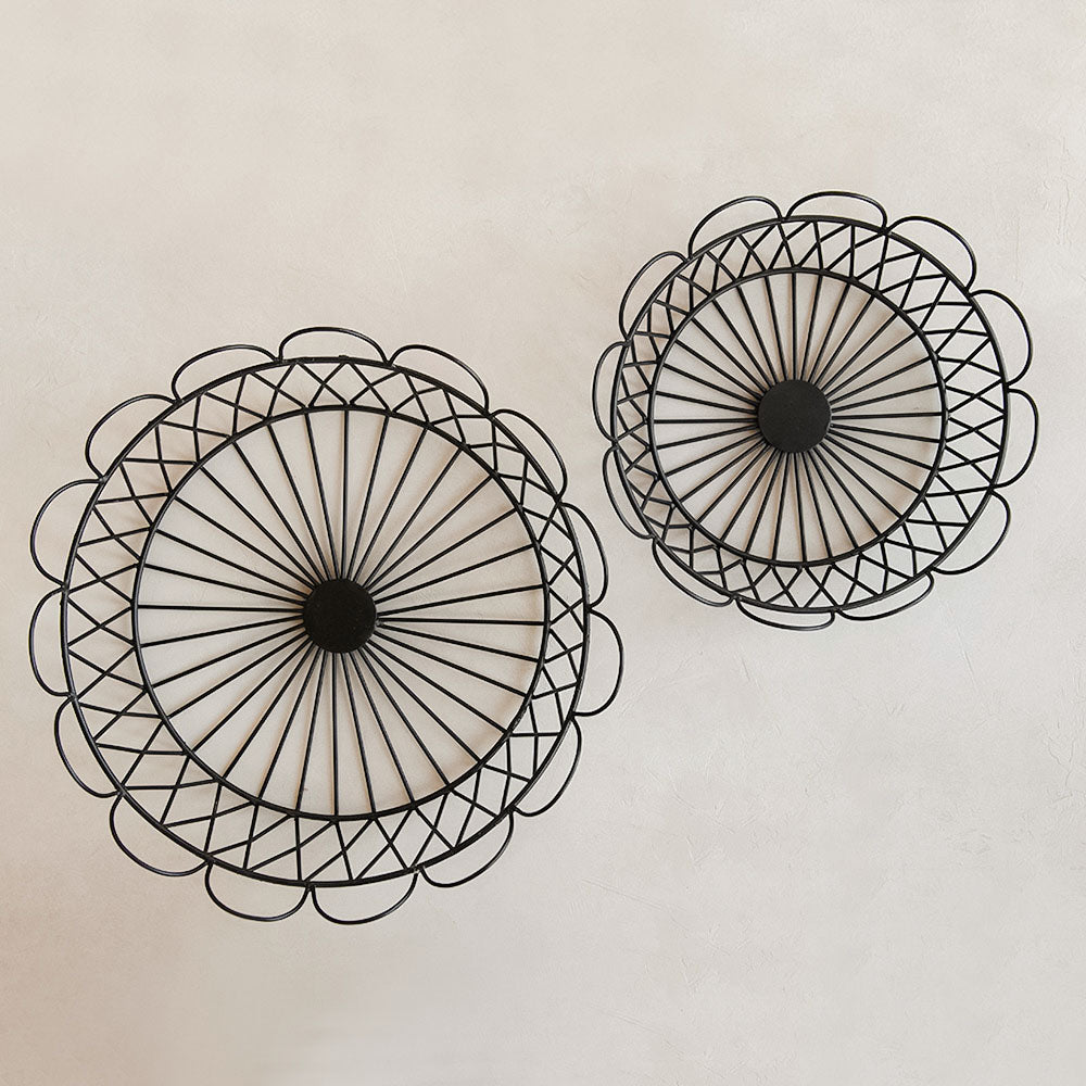 Petal-Shaped Wire Storage Basket - Image 1