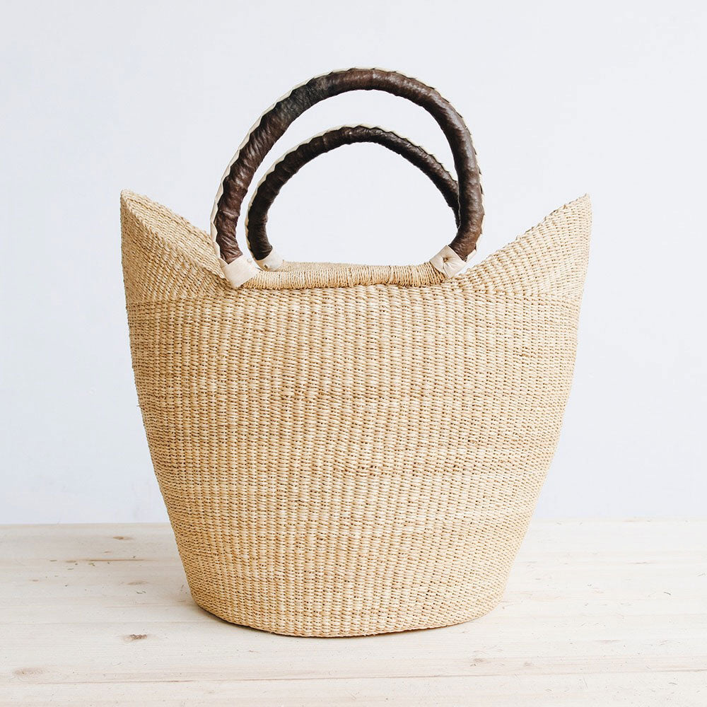 Large Woven Market Shopper - Image 7